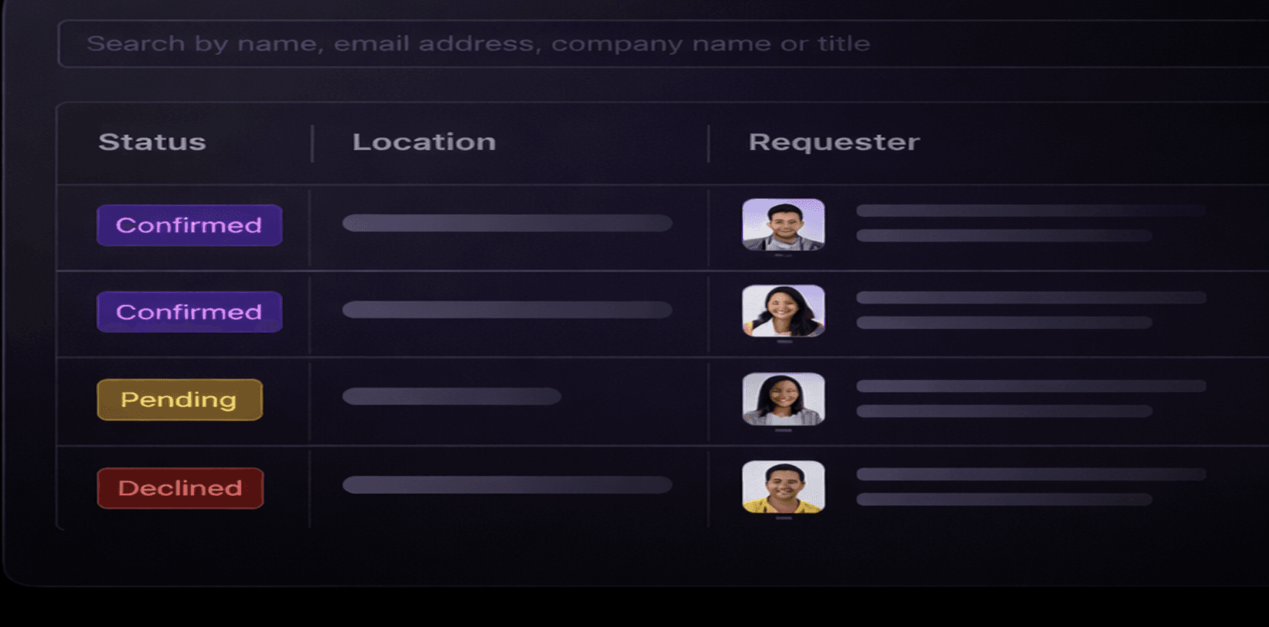 Conecta networking analytics dashboard with meeting and connection insights